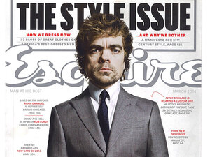 Peter Dinklage on the cover of Esquire magazine