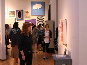 Senior Art Show in Usdan Gallery