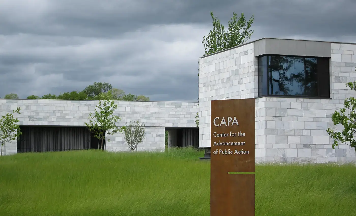 CAPA exterior and sign