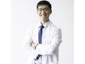 Image of Charles Dong in white coat