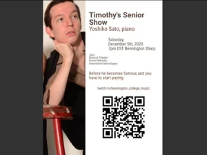 Timothy's Senior Show Poster