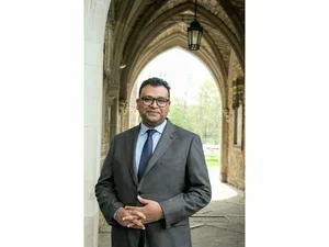 Dr. Mark Chatarpal headshot outside under an awning