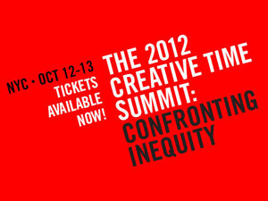 The 2012 Creative Time Summit poster