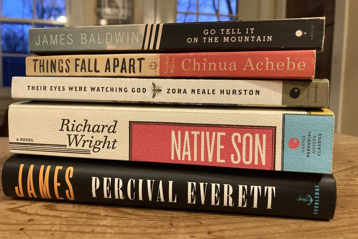 Image of stack of books