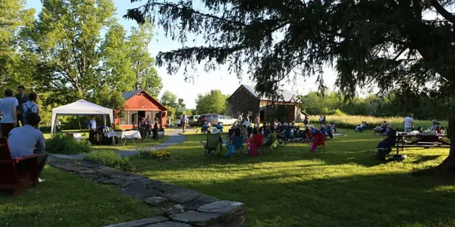 Concert at the Robert Frost House Museum in Shaftsbury, VT