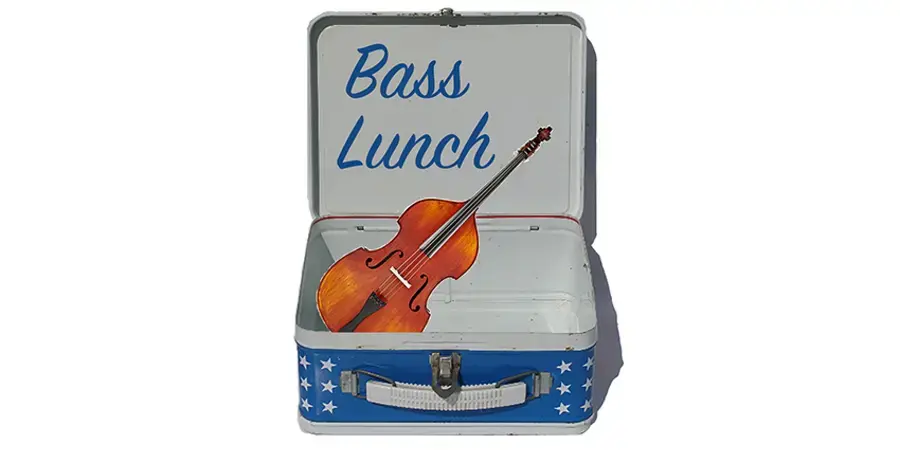 Double bass in a lunch box