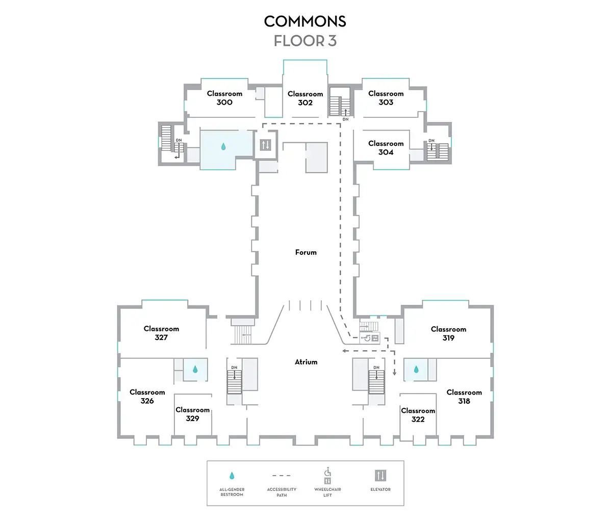 Commons Map Floor 3